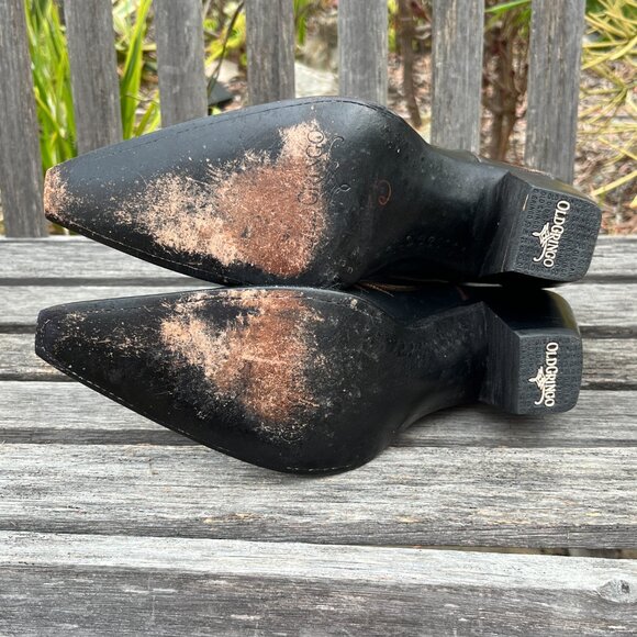 Old Gringo Sharon Black/Brown Women's Boots, Size 10 - Picture 8 of 16